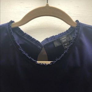 J.Crew pie crust collar sleeveless shirt